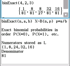 binExact - Mini-Program
